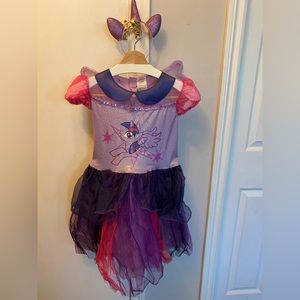 My Little Pony- Twilight Sparkle Halloween Costume with wig ! Size Kids Medium